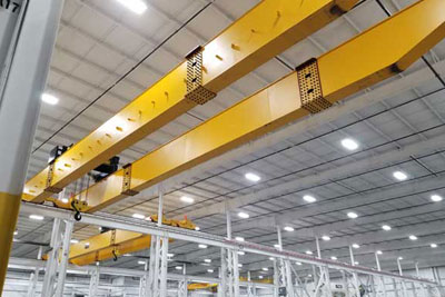 40 Ton Overhead Crane for Automotive Parts Manufacturing Workshop