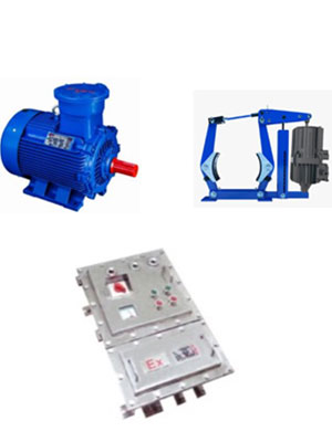 Both explosion proof winch parts and components 