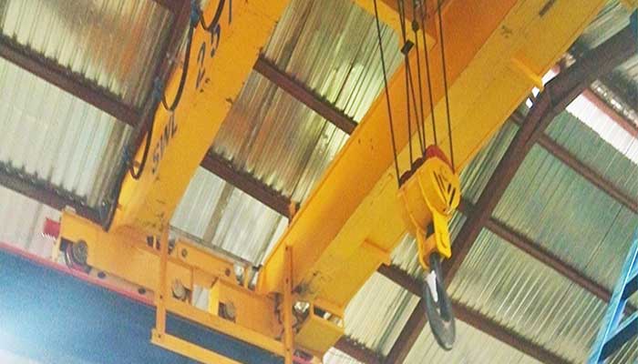 25 ton double girder overhead crane for sale Thailand 