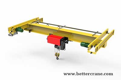 Underhung  crane, single girder design , European style 