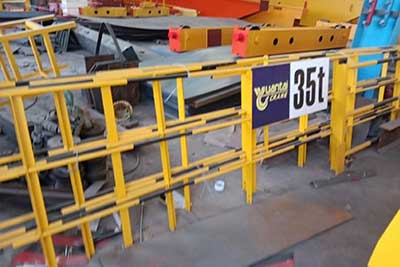 crane parts for 35 ton ovehead bridge crane with remote wireless control 