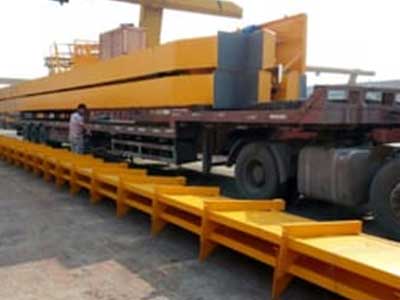 Double girder overhead crane for delivery