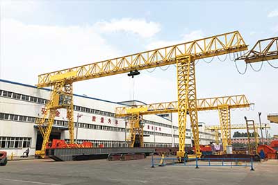 Single girder truss girder outdoor gantry crane