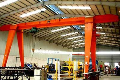 Single girder garage gantry crane 