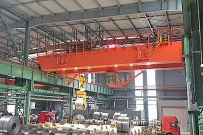 QD type of open winch double girder overhead crane 