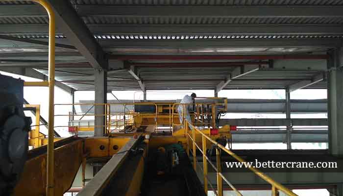  Open winch  overhead crane  installation in Pakistan  