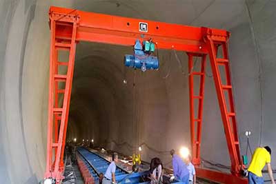 indoor rail gantry crane 