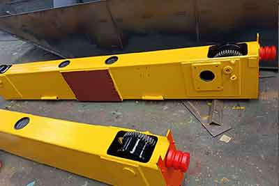 End carriages of 5 ton overhead crane 