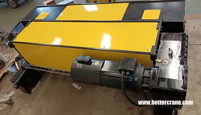 40 ton overhead crane hoist trolley for American client 