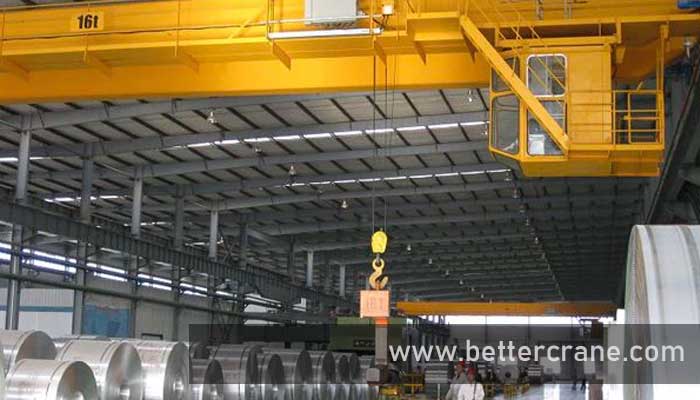 C hook horizontal coil handling crane  - double girder overhead crane 