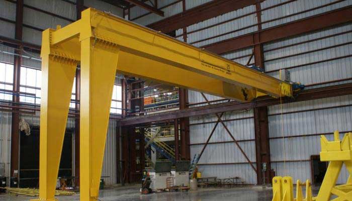 Double Girder Semi Gantry Crane Vietnam