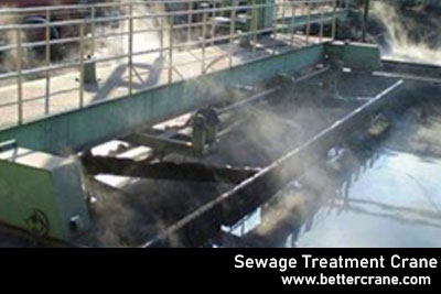 Sewage treatment crane 