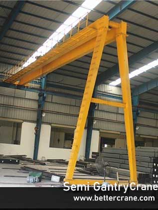  Single leg motorized gantry crane