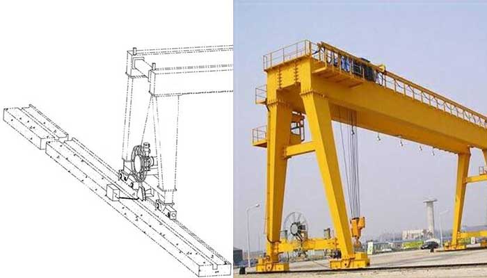 gantry crane cable reel -goliath gantry crane power supply