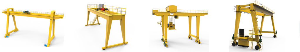 All types of double girder gantry cranes for sale 