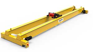 European type double girder overhead crane 