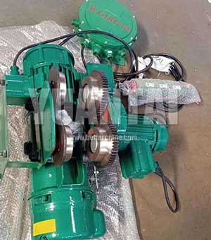 Explosion proof hoist trolley 