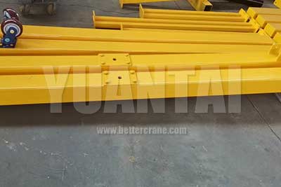 Steel structure of electric travelling portable gantry crane 2 ton for sale South Africa 