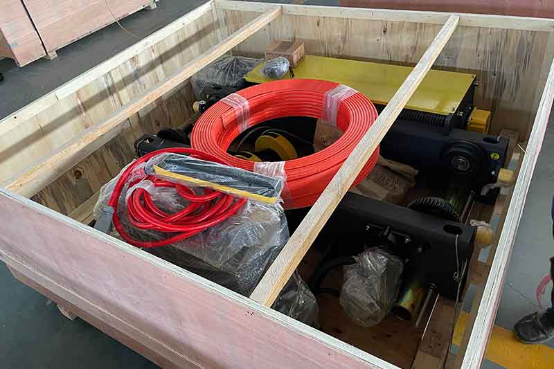 Single Girder Wire Rope Hoist 10 Ton for Top Running Hoist Crane Jamaica