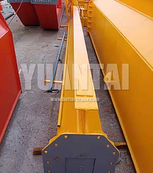 Main girder of 10 ton overhead crane with suspension crane design for South Africa 