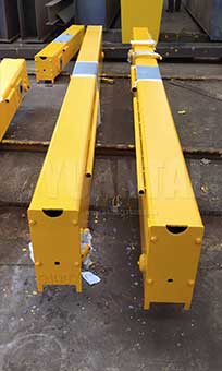 End carriages of single girder overhead crane 5 ton 