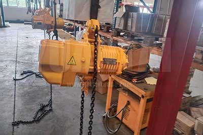 500kg electric chain hoist for floor mounted jib crane 