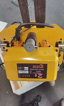 2 ton electric chain hoist trolley 