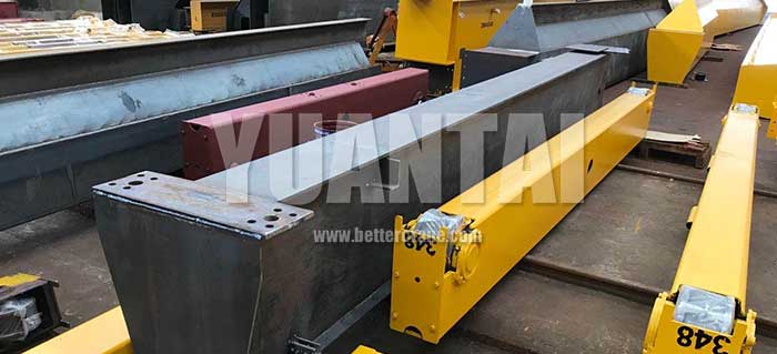 Box structured main girder of European style overhead crane for sale Philippines 