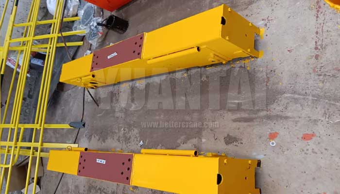 End carriages of 10 ton single girder hoist crane for sale 