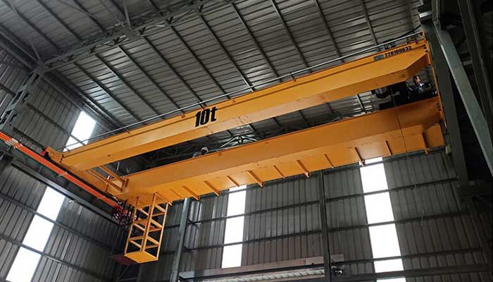  10 ton overhead crane installed in the steel coil plant 