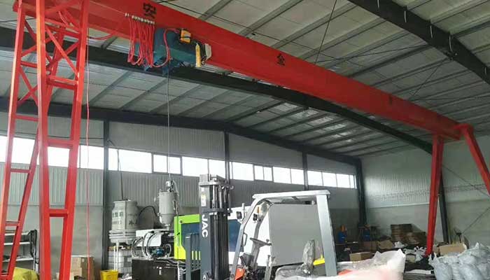 Indoor gantry crane system for material handling with loadweight of 5 ton 