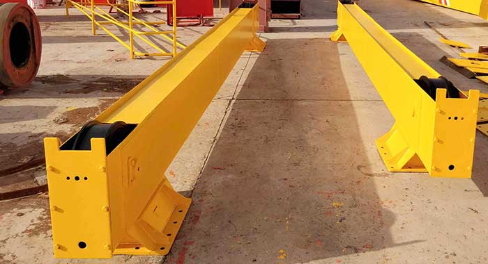 Ground beam of single girder gantry crane for sale Senagal 