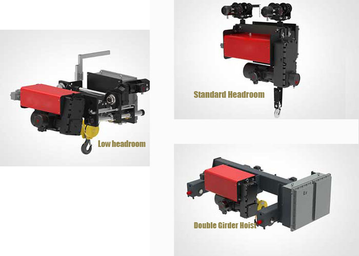 Explosion Proof Wire Rope Hoists 1-80 Ton for Hazardous Workshops