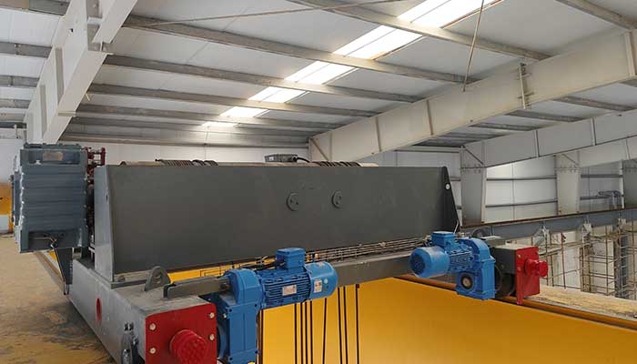 open winch hoist built up for coil handling crane 35 ton 