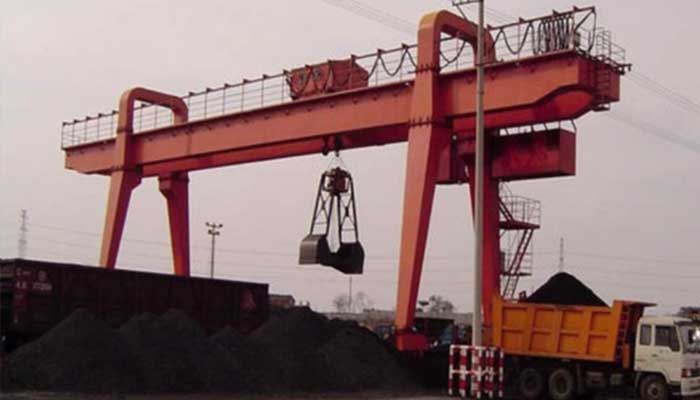 Double Girder Gantry Cranes for Bulk Material Handling in Mining Operation