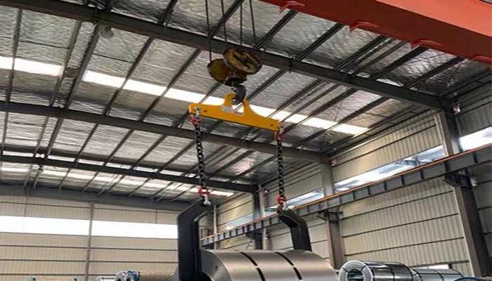 coil handling overhead crane for automotive indusrial workshop