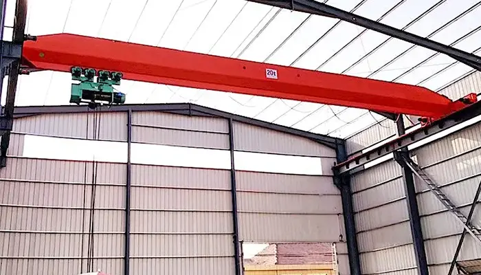 single girder 20 ton overhead crane for sale