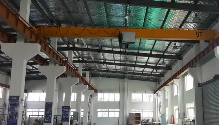 Single girder overhead crane with European style design and  advanced crane design 