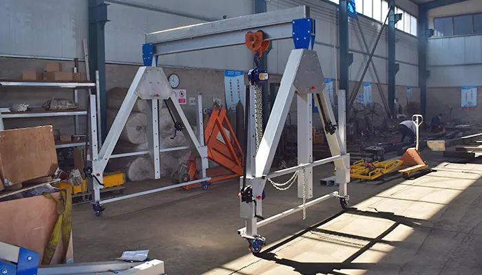 lightweighted aluminum gantry cranes for sale 