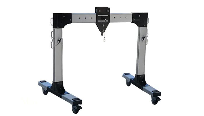 Aluminum Adjustable Gantry Crane: Height & Span Adjustable 1T, 2 T 