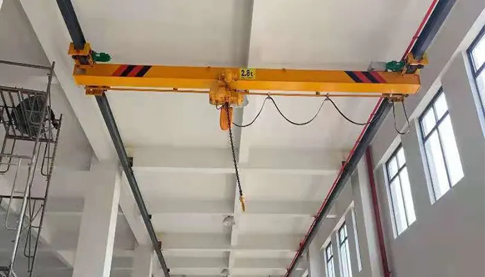 Single Girder Crane Light Duty Underrunning Crane  2.8 ton 