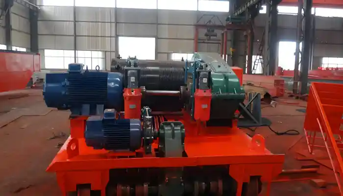 Chinese style open winch trolley for heavy duty bridge crane 