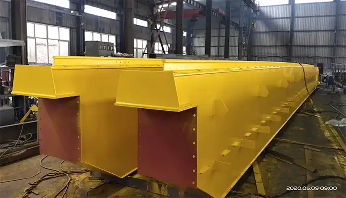 Main girder of 10 ton grab bucket overhead cranes 