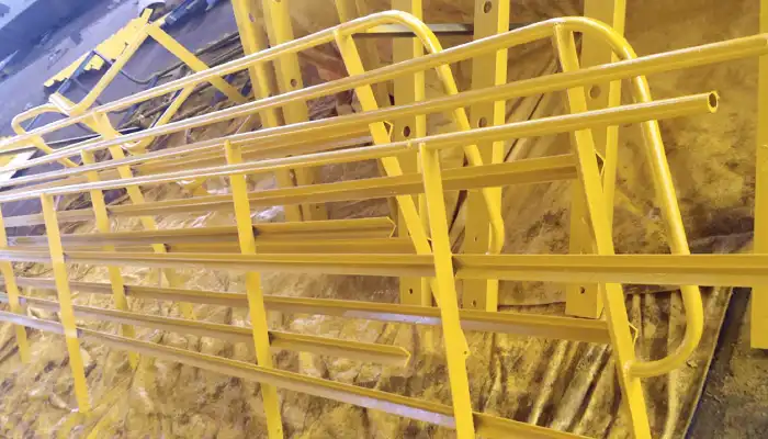 Railing,  the main parts of  grab bucket overhead crane 