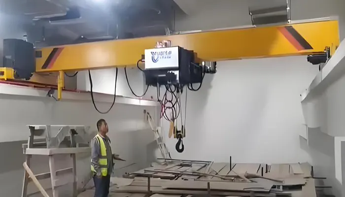 overhead crane system low headroom design 