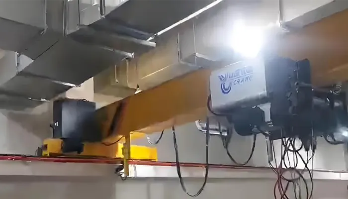 Top running overhead crane system 