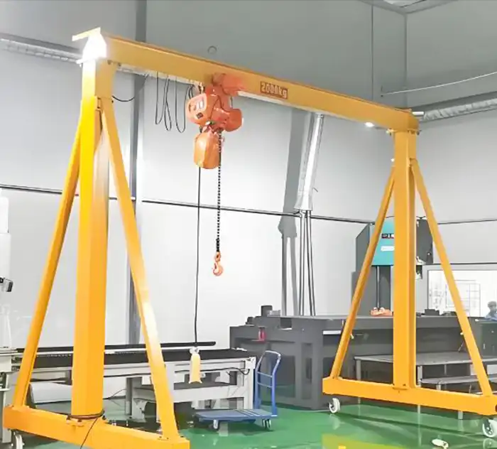 Portable Electric Chain Hoist Gantry Crane: