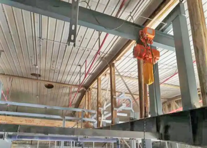 Floor-Mounted Monorail Cranes Straight track 