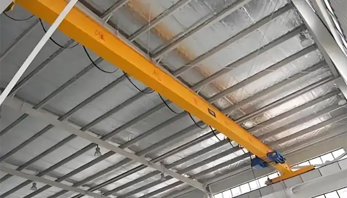 Top running single girder overhead crane for your selection 