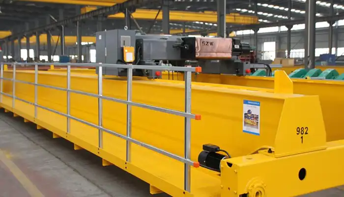 top running double girder overhead crane 